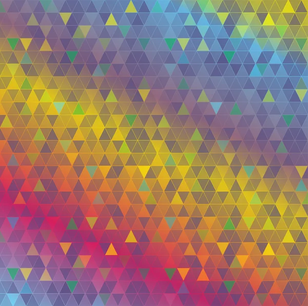 多彩的抽象三角形的背景说明 — 图库矢量图片