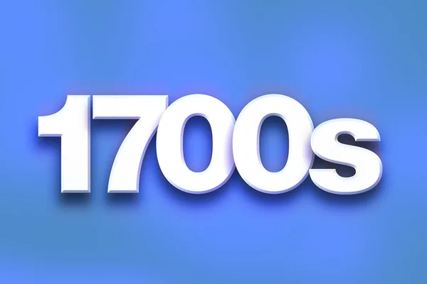 1700s concept kleurrijke WordArt — Stockfoto