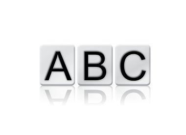 ABC kiremitli harfler izole kavramı ve Tema