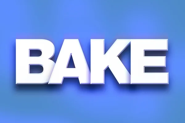 Bake Concept Colorful Word Art — Stockfoto