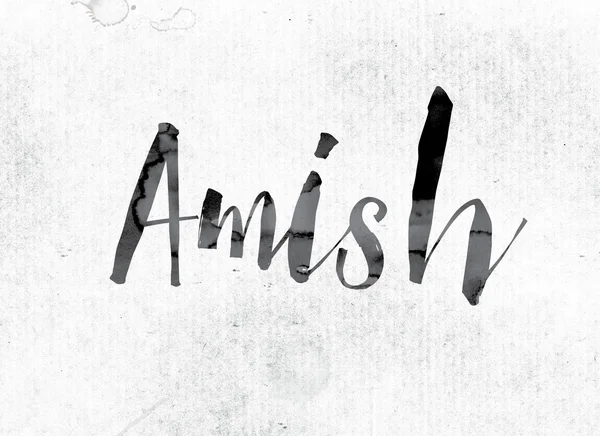 Amish Concept Painted in Ink — Stock Photo, Image