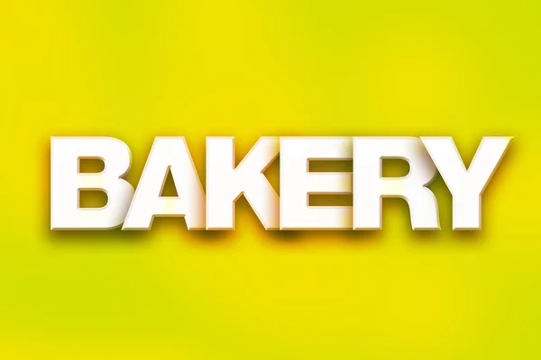 Bakery Concept Colorful Word Art — ストック写真