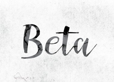 Mürekkeple boyalı beta kavramı