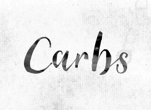 Concepto de carbohidratos pintado en tinta —  Fotos de Stock