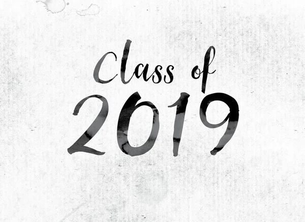 Class of 2019 Concept Painted in Ink — Stock Photo, Image