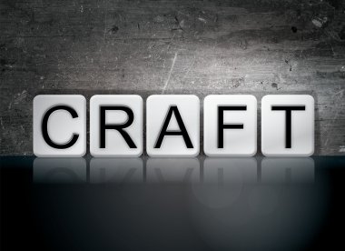 Çinili zanaat harfler kavramı ve Tema