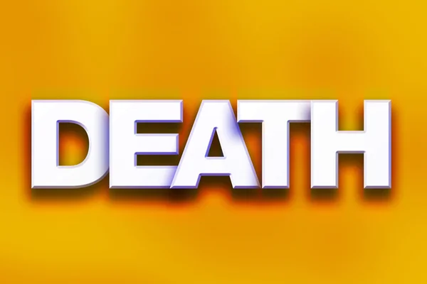 Death Concept Colorful Word Art — ストック写真