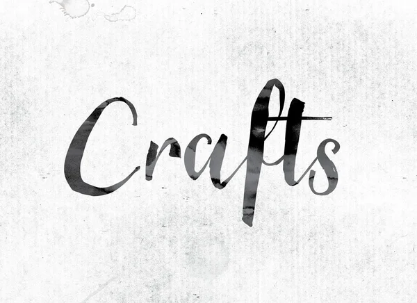 Crafts Concept Painted in Ink — Stockfoto