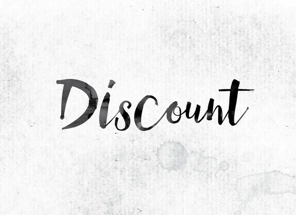Discount Concept Painted in Ink — Stock fotografie
