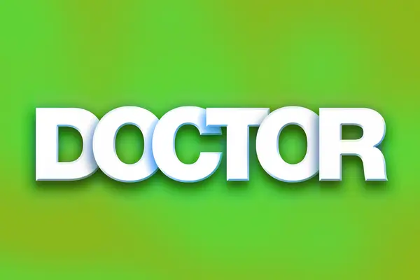 Doctor Concepto Colorido Palabra Arte —  Fotos de Stock