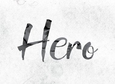 Mürekkeple boyalı kahraman kavramı