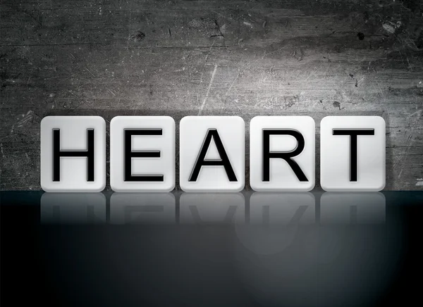 Begrepsbestemmelse og tema for hjertefliser – stockfoto