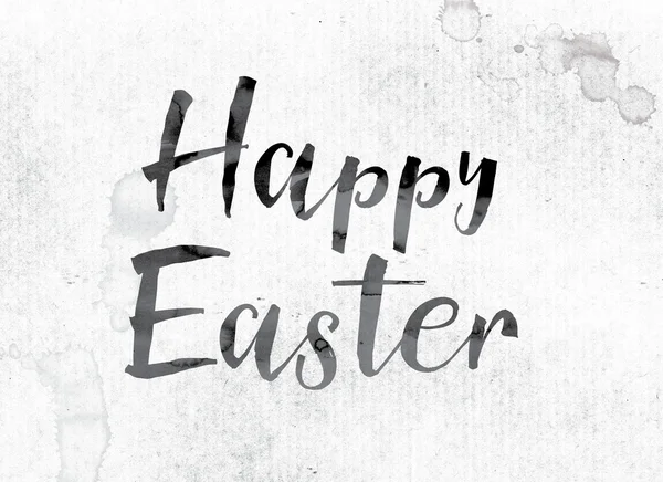 Happy Easter Concept Painted in Ink — Stock Photo, Image