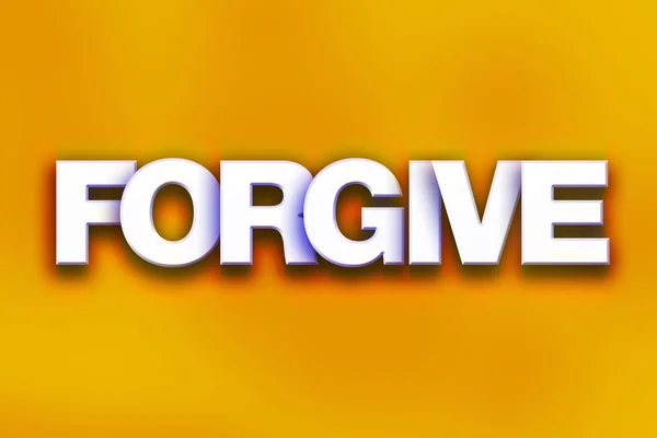 Forgive Concept Colorful Word Art — Stock Photo, Image