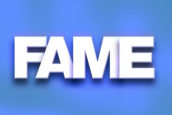 Fame Concept Colorful Word Art — Stockfoto