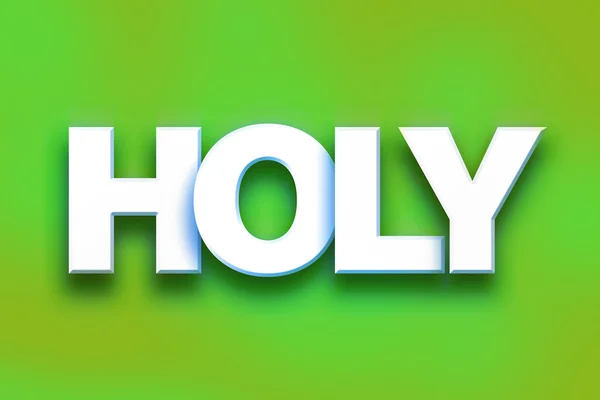 Holy Concept Colorful Word Art — Stockfoto