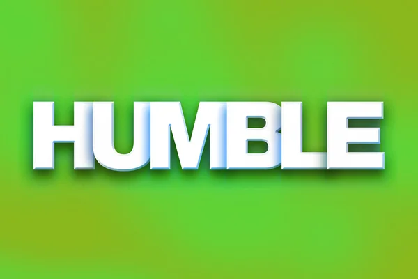Humble Concept Colorful Word Art — Stock Photo, Image