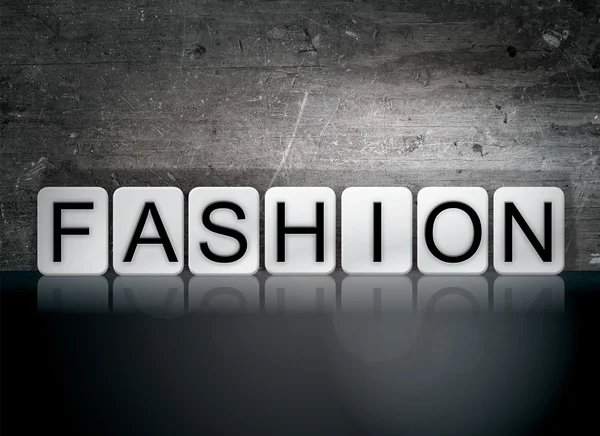 Mode gekachelte Buchstaben Konzept und Thema — Stockfoto