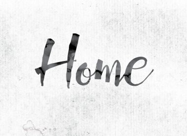 Ev Concept mürekkeple boyalı