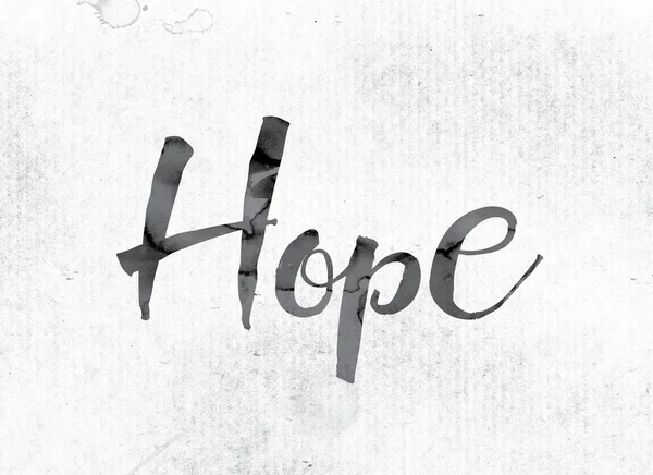 Hope Concept Painted in Ink — Stock Photo, Image