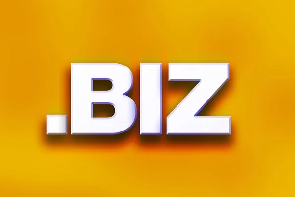 Stip Biz Concept kleurrijke WordArt — Stockfoto