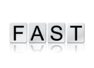 Hızlı izole kiremitli harfler kavramı ve Tema