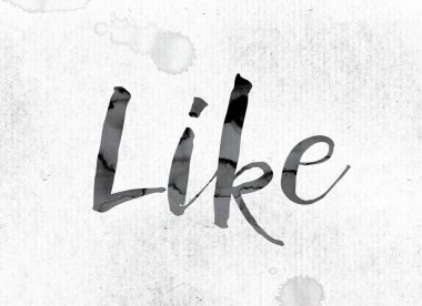 Mürekkeple boyalı kavramı gibi