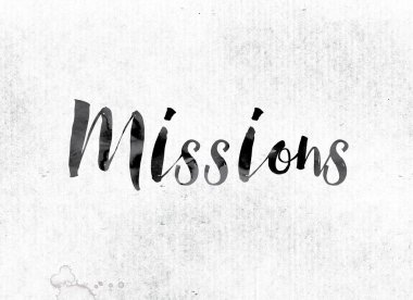 Mürekkeple boyalı misyonlar kavramı