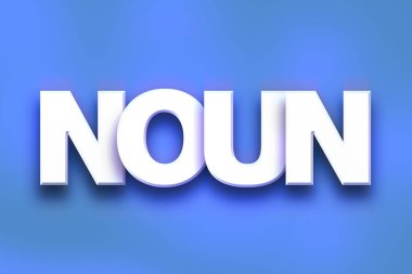 İsim kavramı renkli Word Art