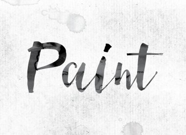 Mürekkeple boyalı boya kavramı