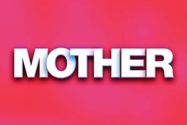 Mother Concept Colorful Word Art — Stock Photo, Image