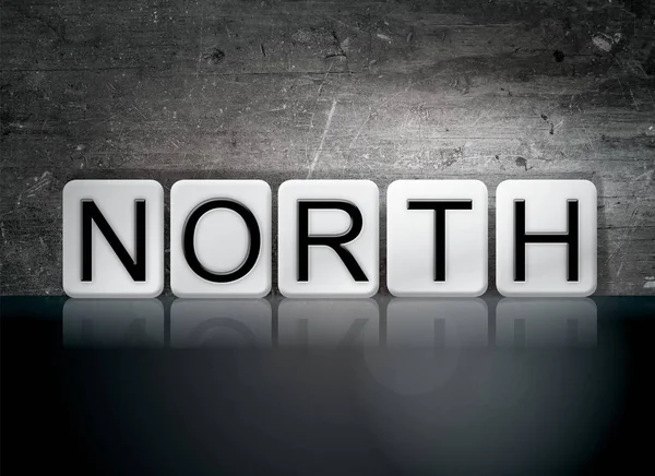 North Tiled Letters Concetto e tema — Foto Stock
