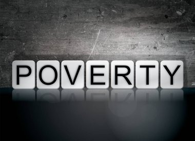 Çinili yoksulluk harfler kavramı ve Tema