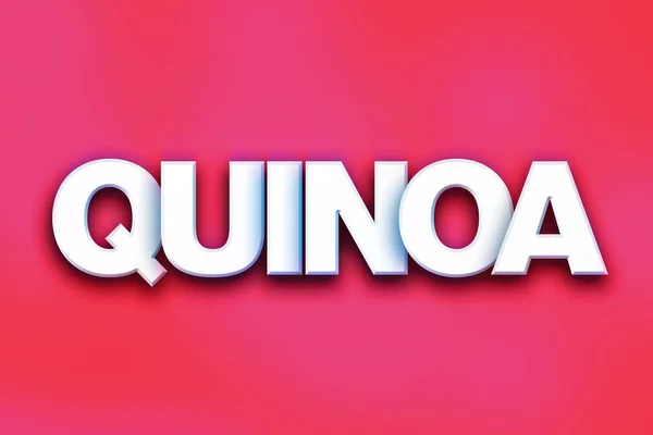 Quinoa-Konzept bunte Wortkunst — Stockfoto