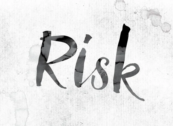 Risk Concept Painted in Ink — Stock Photo, Image