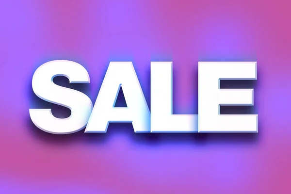 Sale Concept Colorful Word Art — Stock Photo, Image