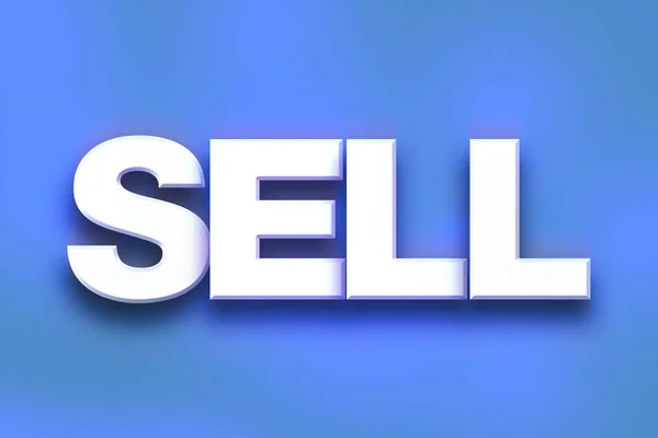 Sell Concept Colorful Word Art — Stock Photo, Image