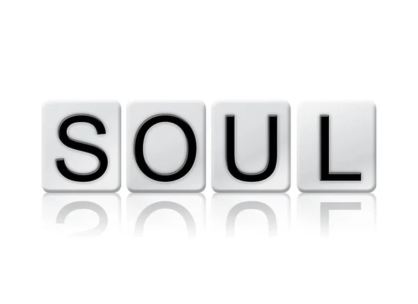 Soul Isolated Tile Lettres Concept et thème — Photo