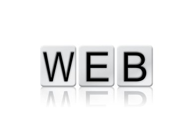 Web kiremitli harfler izole kavramı ve Tema