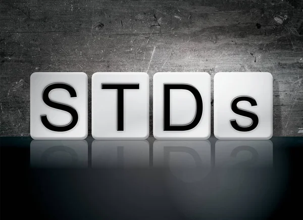 STDs Tiled Letters Concept and Theme — Stock Photo, Image