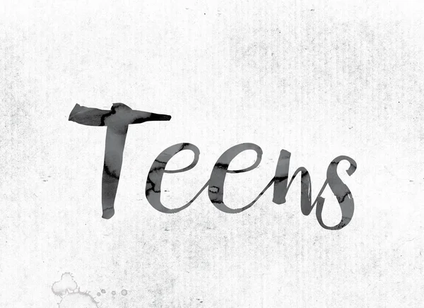 Teens Concept Painted in Ink — Stock Photo, Image