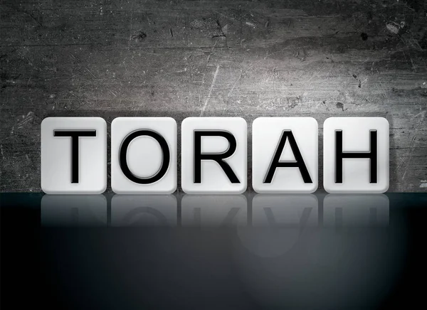 Torah Tiled Letters Concept and Theme — Stock Photo, Image