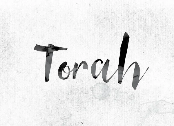 Torah Concept geschilderd in inkt — Stockfoto