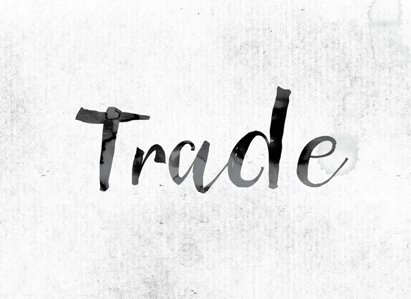 Trade Concept Painted in Ink — Stock Photo, Image