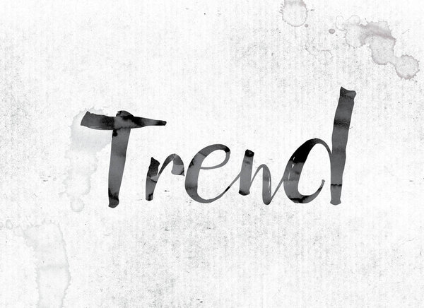 Trend Concept Painted in Ink
