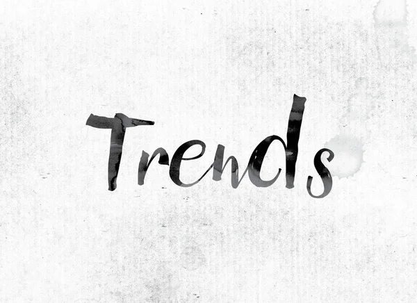 Trends Concept geschilderd in inkt — Stockfoto