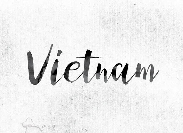 越南概念在墨绘 — 图库照片