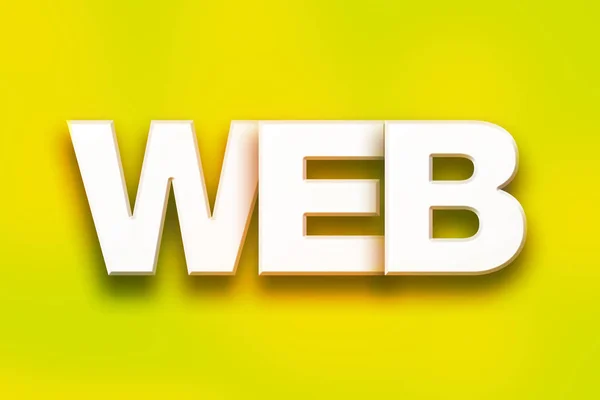 Web Concept kleurrijke WordArt — Stockfoto