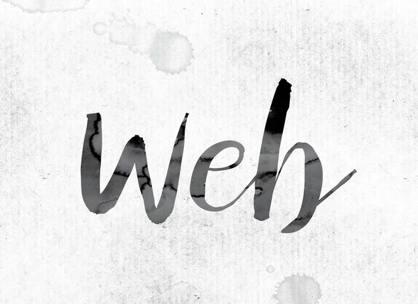 Web Concept Painted in Ink — Stock Photo, Image