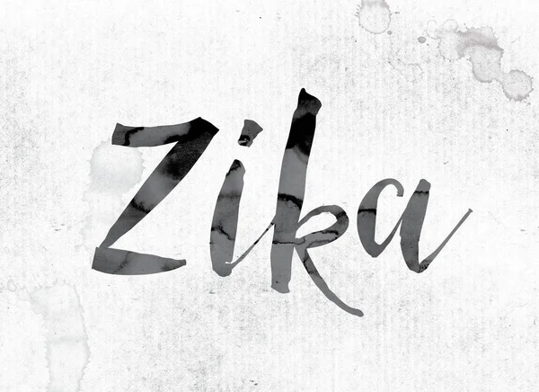 Zika Concept geschilderd in inkt — Stockfoto